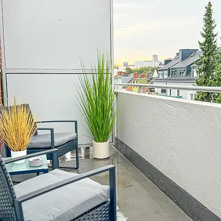 Immostay Waterfront - Balkon Ueber & Parking Apartment Bremen