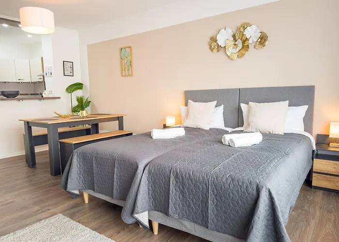 Immostay Waterfront - Balkon Ueber & Parking * ブレーメン