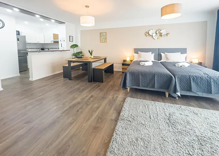 アパート Immostay Waterfront - Balkon Ueber & Parking